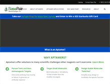 Tablet Screenshot of basepairbio.com